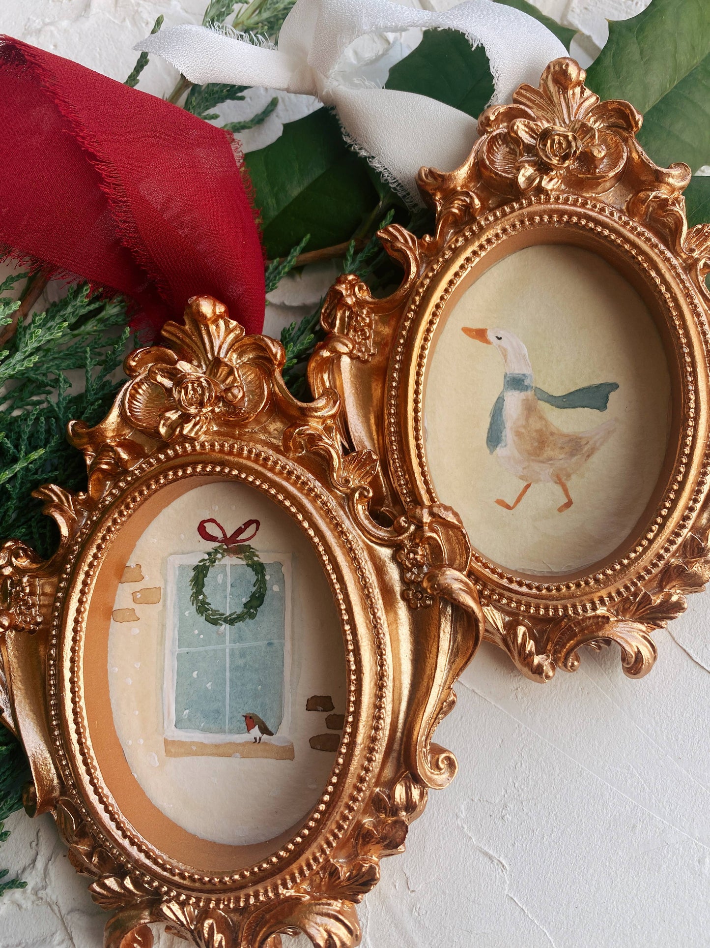 Vintage Style Christmas Ornaments